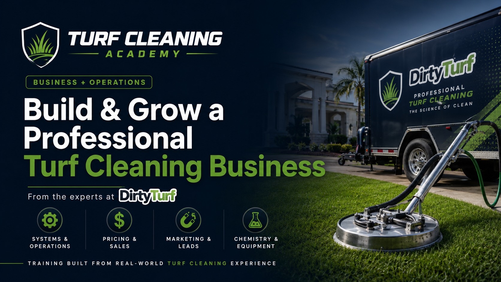 Turf Cleaning Academy course